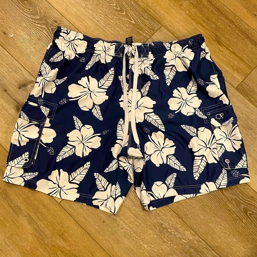Op mens 3XL tropical swim trunks